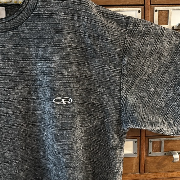 Vintage 90’s OP T-shirt Cotton Stonewash Grey Surf brand Size Extra Large - Picture 2 of 8